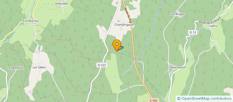 localisation de l'entreprise MONSIEUR ERIC BARTHELEMY  BONNEVAL