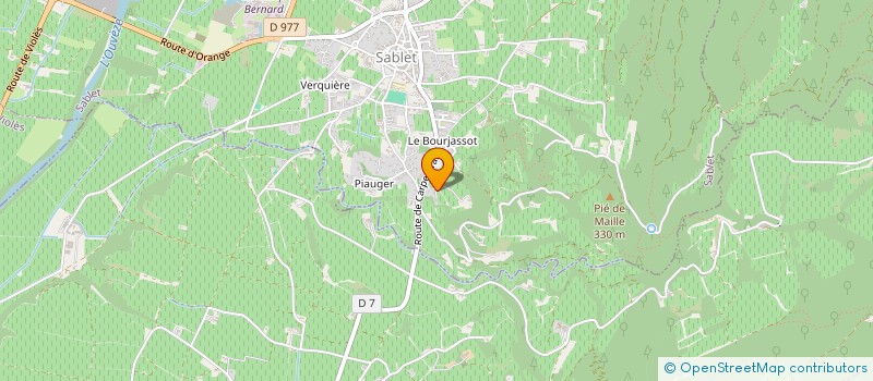 localisation de l'entreprise MONSIEUR ERIC BARTOLO  SABLET