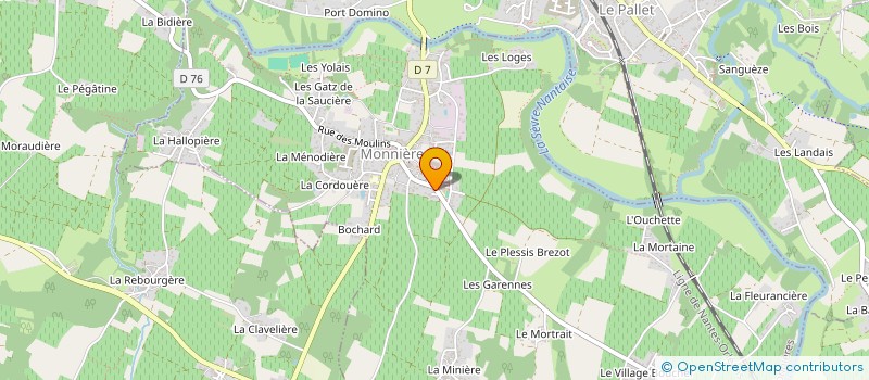 localisation de l'entreprise MONSIEUR ERIC BASILETTI à MONNIERES
