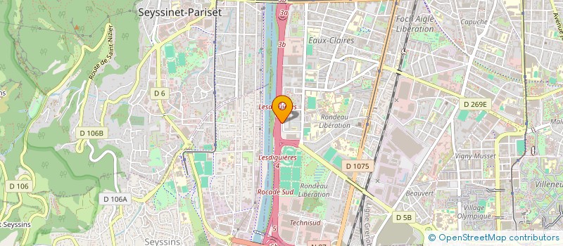 localisation de l'entreprise MONSIEUR ERIC BASSE à GRENOBLE