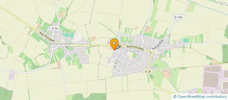 localisation de l'entreprise MONSIEUR ERIC BASTIAN  HATTEN