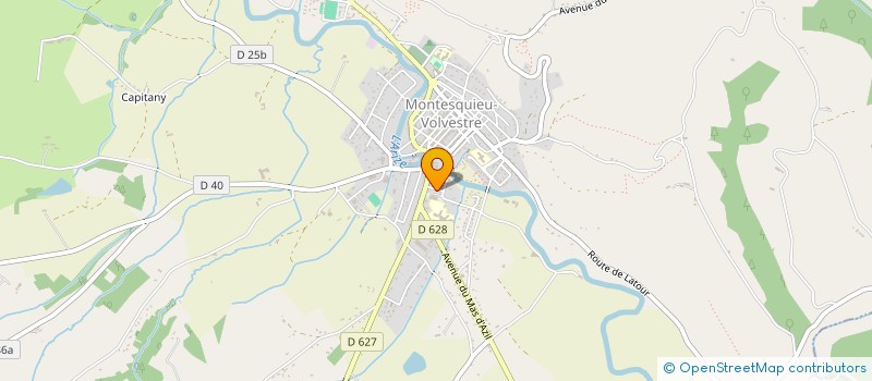 localisation de l'entreprise MONSIEUR ERIC BATBEDAT  RIEUX-VOLVESTRE