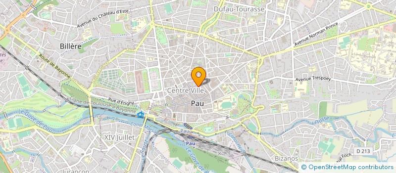 localisation de l'entreprise MONSIEUR ERIC BATIGNE à PAU
