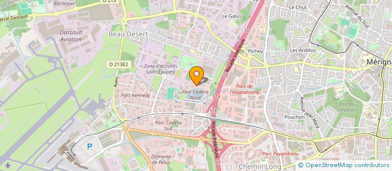 localisation de l'entreprise MONSIEUR ERIC BATSELE  MERIGNAC