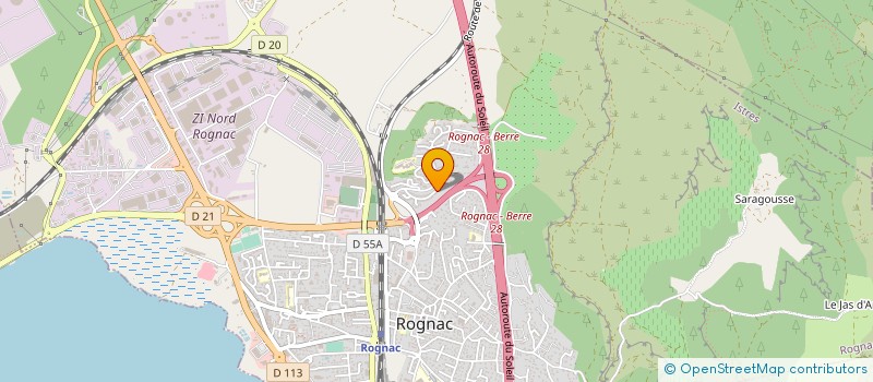 localisation de l'entreprise MONSIEUR ERIC BAUDRIER  ROGNAC