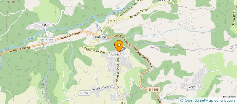 localisation de l'entreprise MONSIEUR ERIC BAUDRY  SALLENOVES