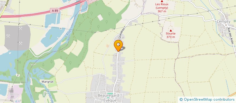 localisation de l'entreprise MONSIEUR ERIC BAYLE  BEAUREGARD-L'EVEQUE