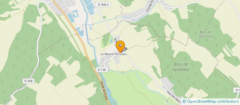 localisation de l'entreprise MONSIEUR ERIC BAZEMONT à VILLEMEUX-SUR-EURE