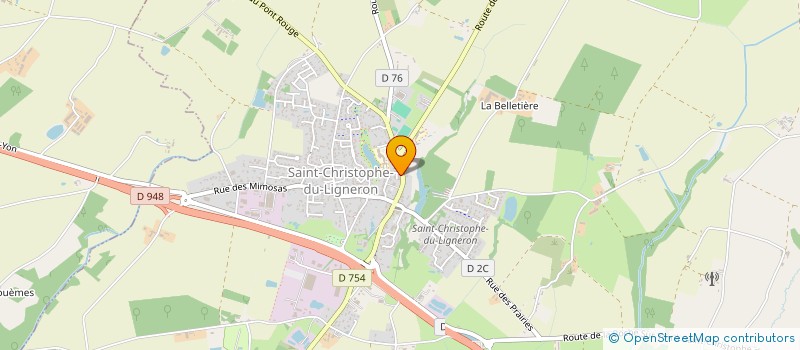 localisation de l'entreprise MONSIEUR ERIC BAZONNET à SAINT-CHRISTOPHE-DU-LIGNERON