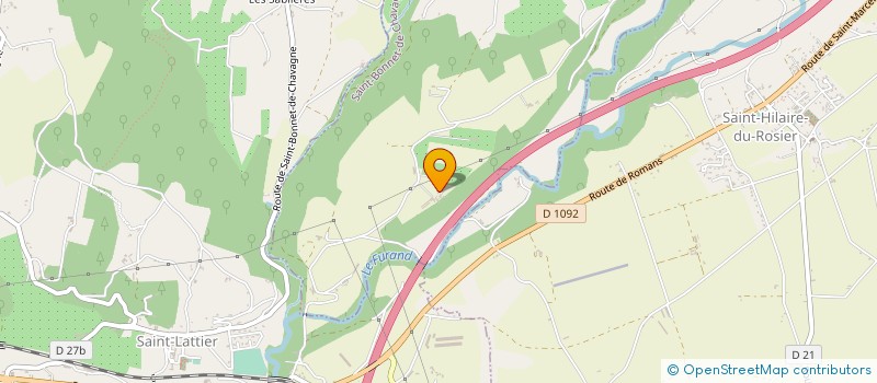 localisation de l'entreprise MONSIEUR ERIC BAZZOLI  SAINT-BONNET-DE-CHAVAGNE