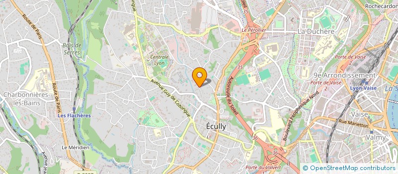 localisation de l'entreprise MONSIEUR ERIC BEARD  ECULLY