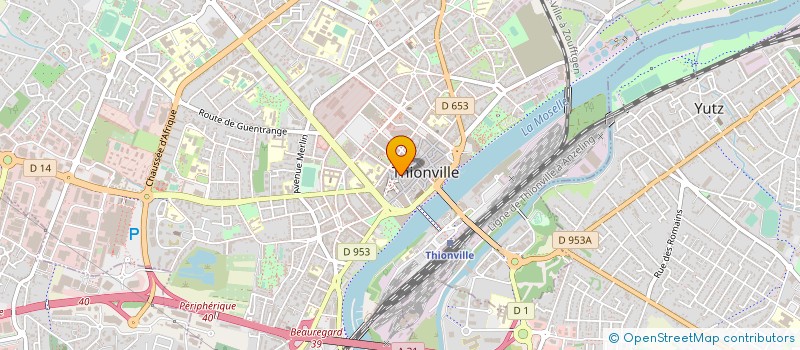 localisation de l'entreprise MONSIEUR ERIC BEAU  THIONVILLE