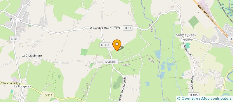 localisation de l'entreprise MONSIEUR ERIC BEAUDRU  BACILLY