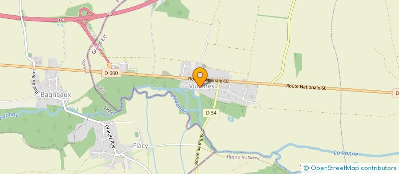 localisation de l'entreprise MONSIEUR ERIC BEAUJEAN  VULAINES