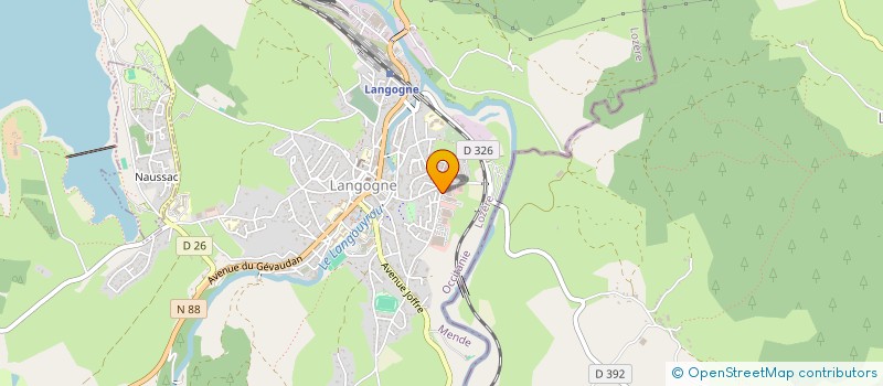 localisation de l'entreprise MONSIEUR ERIC BEAUMEL  LANGOGNE