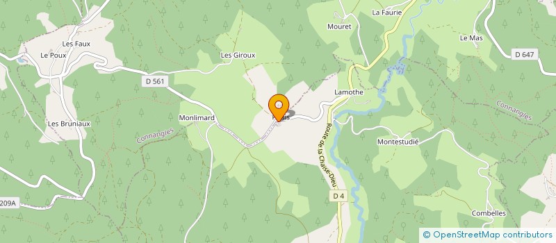 localisation de l'entreprise MONSIEUR ERIC BEAUNE  CONNANGLES