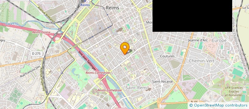 localisation de l'entreprise MONSIEUR ERIC BEAUVARLET  REIMS