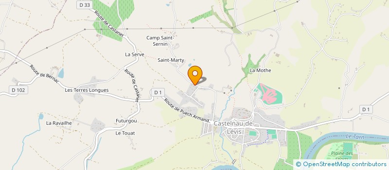 localisation de l'entreprise MONSIEUR ERIC BEC  CASTELNAU-DE-LEVIS