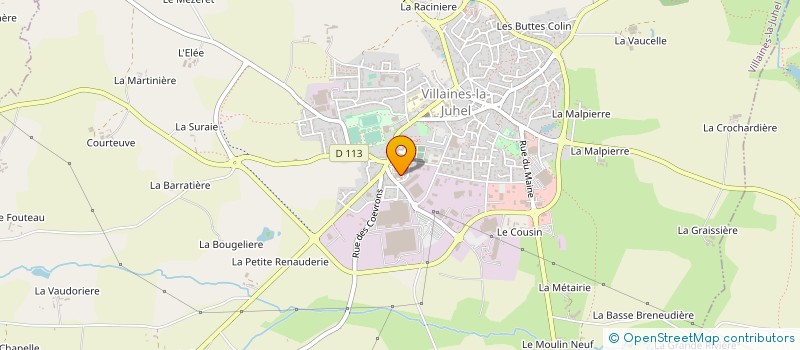 localisation de l'entreprise MONSIEUR ERIC BEDIER  VILLAINES-LA-JUHEL