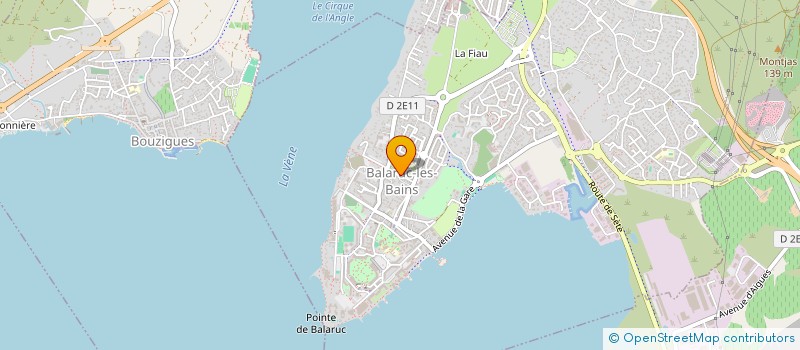 localisation de l'entreprise MONSIEUR ERIC BEDOS  BALARUC LES BAINS