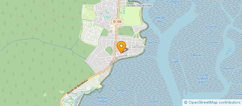 localisation de l'entreprise MONSIEUR ERIC BEE à LEGE-CAP-FERRET