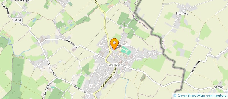 localisation de l'entreprise MONSIEUR ERIC BEGHIN  BAISIEUX