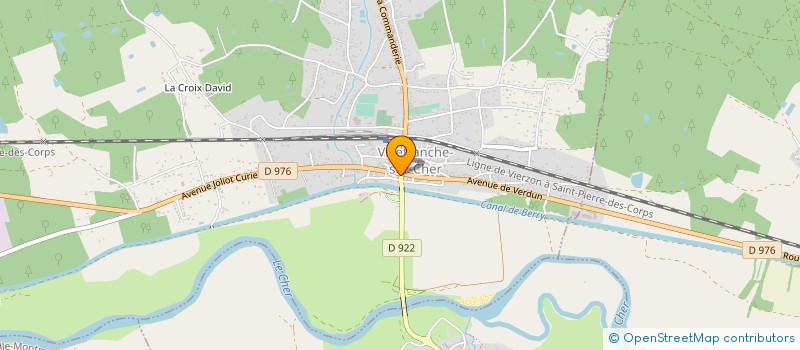 localisation de l'entreprise MONSIEUR ERIC BEGU  VILLEFRANCHE-SUR-CHER