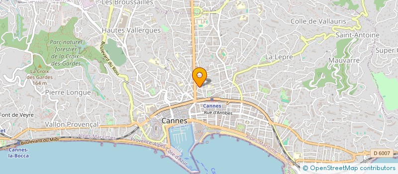 localisation de l'entreprise MONSIEUR ERIC BEGUIN à CANNES