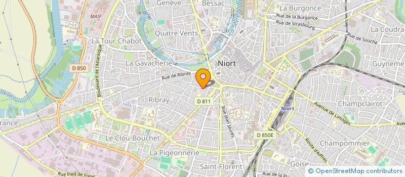 localisation de l'entreprise MONSIEUR ERIC BEHBAHANI à NIORT