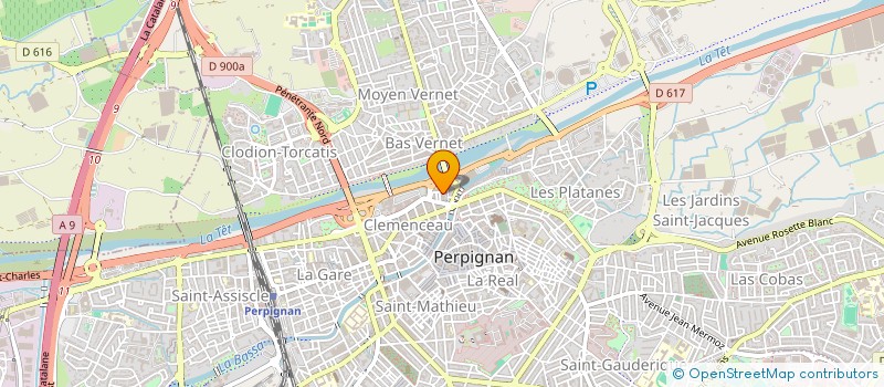 localisation de l'entreprise MONSIEUR ERIC BEHOTEGUY  PERPIGNAN