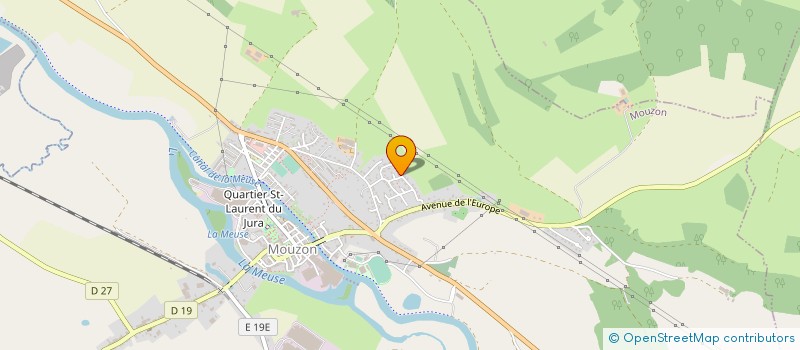 localisation de l'entreprise MONSIEUR ERIC BELDJOUDI  MOUZON