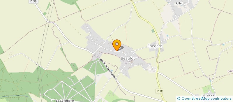 localisation de l'entreprise MONSIEUR ERIC BELLENGUEZ  EPEGARD