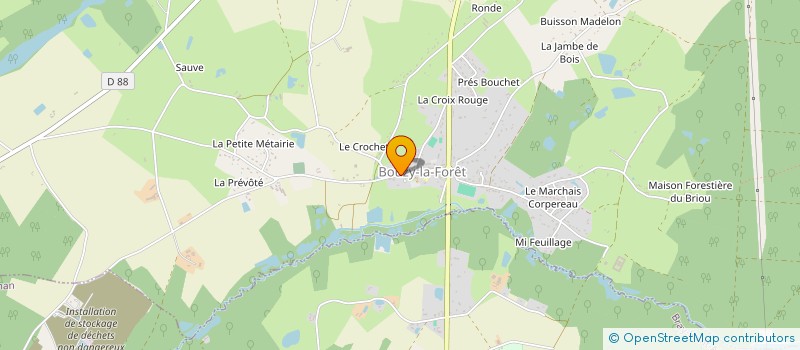localisation de l'entreprise MONSIEUR ERIC BELLOIR à BOUZY-LA-FORET