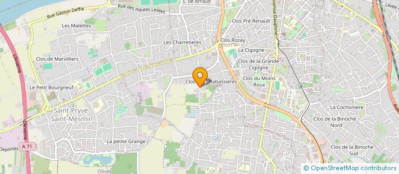 localisation de l'entreprise MONSIEUR ERIC BELLOUET à ORLEANS