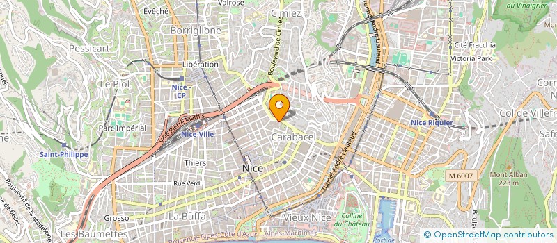 localisation de l'entreprise MONSIEUR ERIC BENABU  NICE