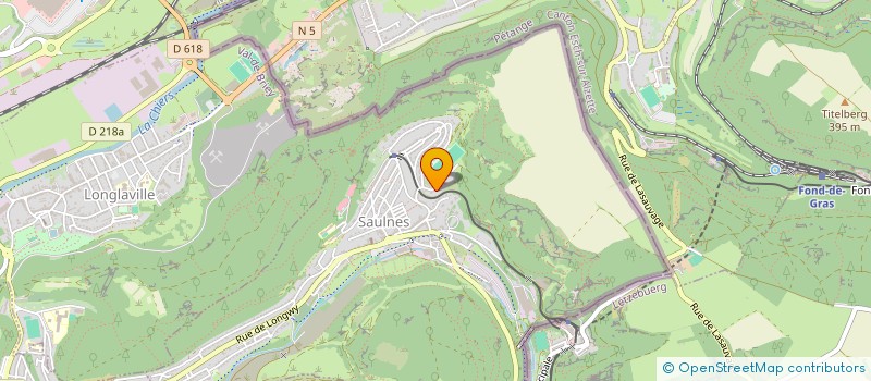 localisation de l'entreprise MONSIEUR ERIC BENALLOU  SAULNES