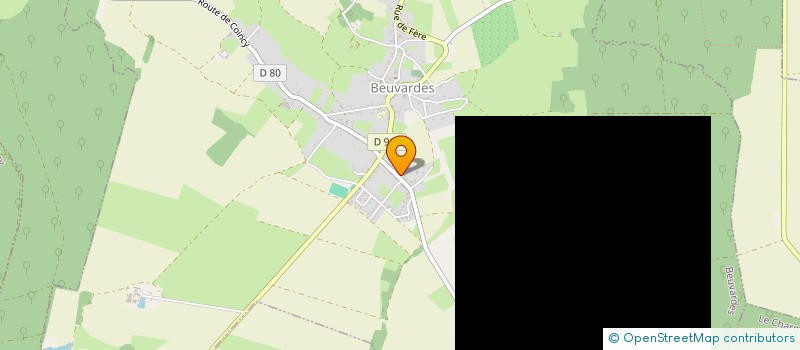 localisation de l'entreprise MONSIEUR ERIC BENARD  BEUVARDES