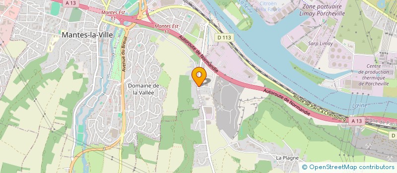 localisation de l'entreprise MONSIEUR ERIC BENCHIMOL  GUERVILLE