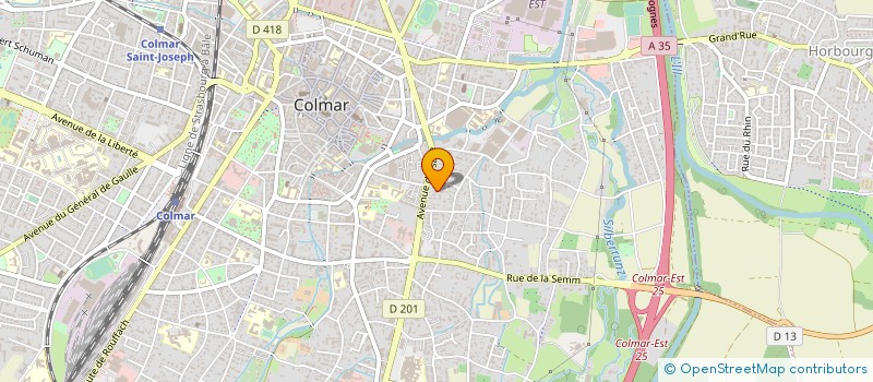 localisation de l'entreprise MONSIEUR ERIC BENEVENT  COLMAR