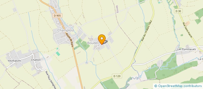 localisation de l'entreprise MONSIEUR ERIC BENNETON  CHAMPLOST