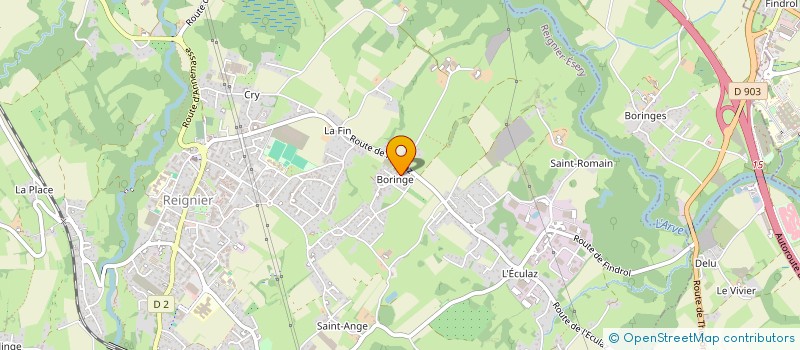 localisation de l'entreprise MONSIEUR ERIC BENVENUTO à REIGNIER-ESERY