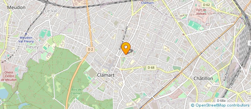 localisation de l'entreprise MONSIEUR ERIC BENYSTY  CLAMART