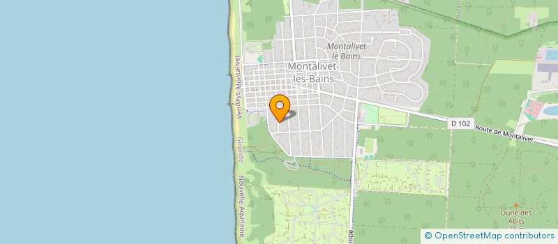 localisation de l'entreprise MONSIEUR ERIC BERARD  VENDAYS-MONTALIVET