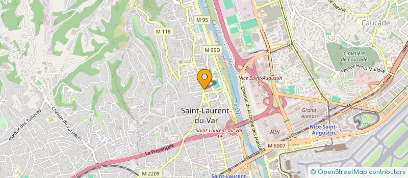 localisation de l'entreprise MONSIEUR ERIC BERAUD à SAINT-LAURENT-DU-VAR