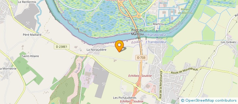 localisation de l'entreprise MONSIEUR ERIC BERBUDEAU  ECHILLAIS