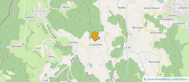 localisation de l'entreprise MONSIEUR ERIC BERCHOUX  ECOCHE