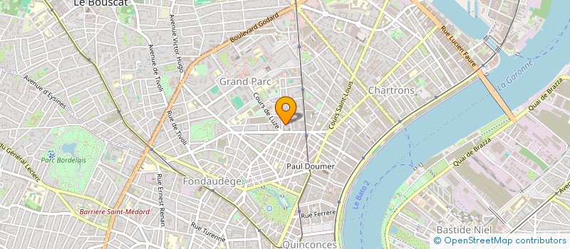 localisation de l'entreprise MONSIEUR ERIC BERDUGO  BORDEAUX