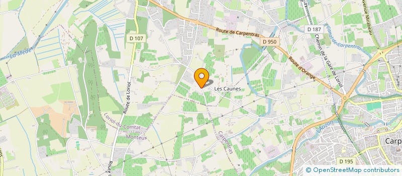 localisation de l'entreprise MONSIEUR ERIC BERGE  LORIOL-DU-COMTAT