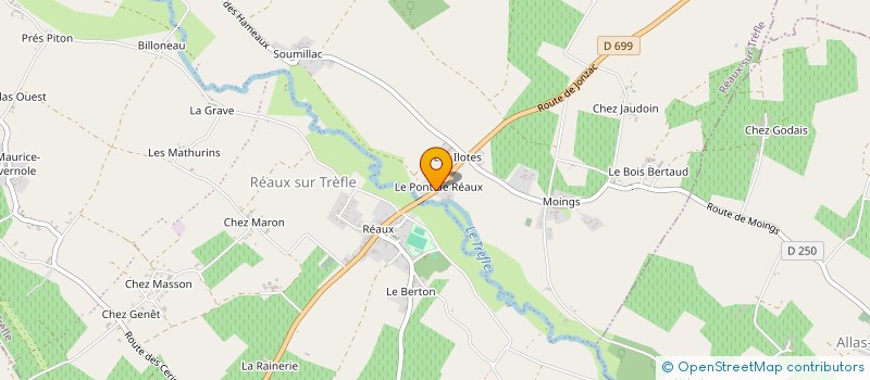 localisation de l'entreprise MONSIEUR ERIC BERGEON à REAUX SUR TREFLE