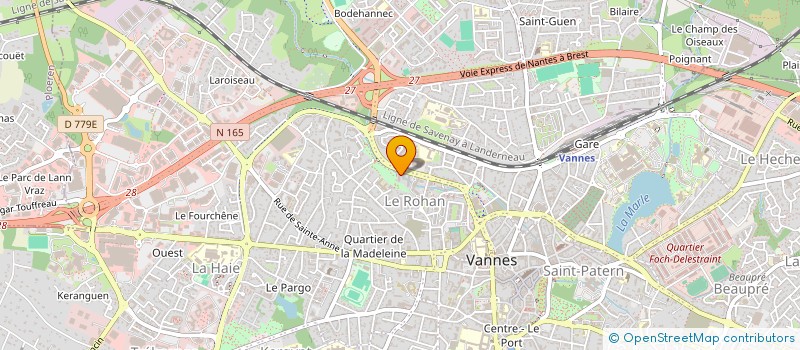localisation de l'entreprise MONSIEUR ERIC BERGER à VANNES